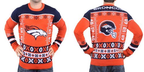 Nike Broncos Men's Ugly Sweater